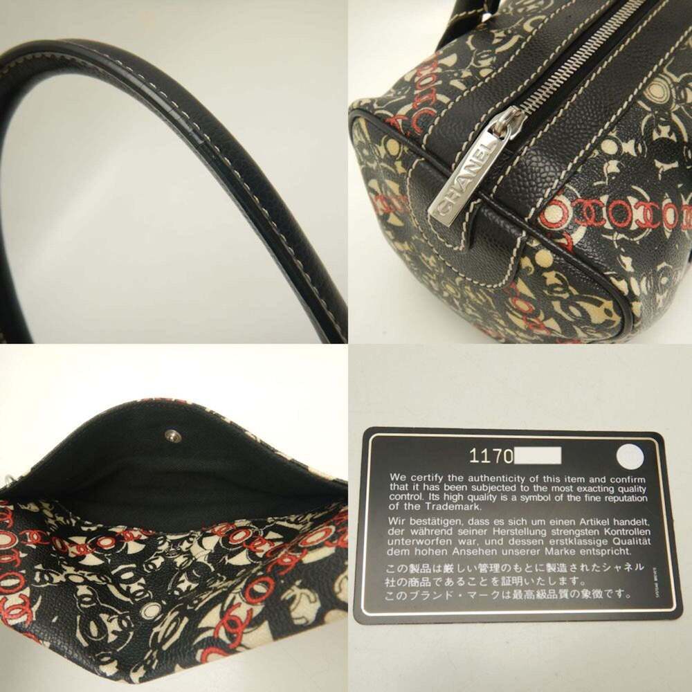 CHANEL Black Caviar Leather Pouch - Picture 6 of 10